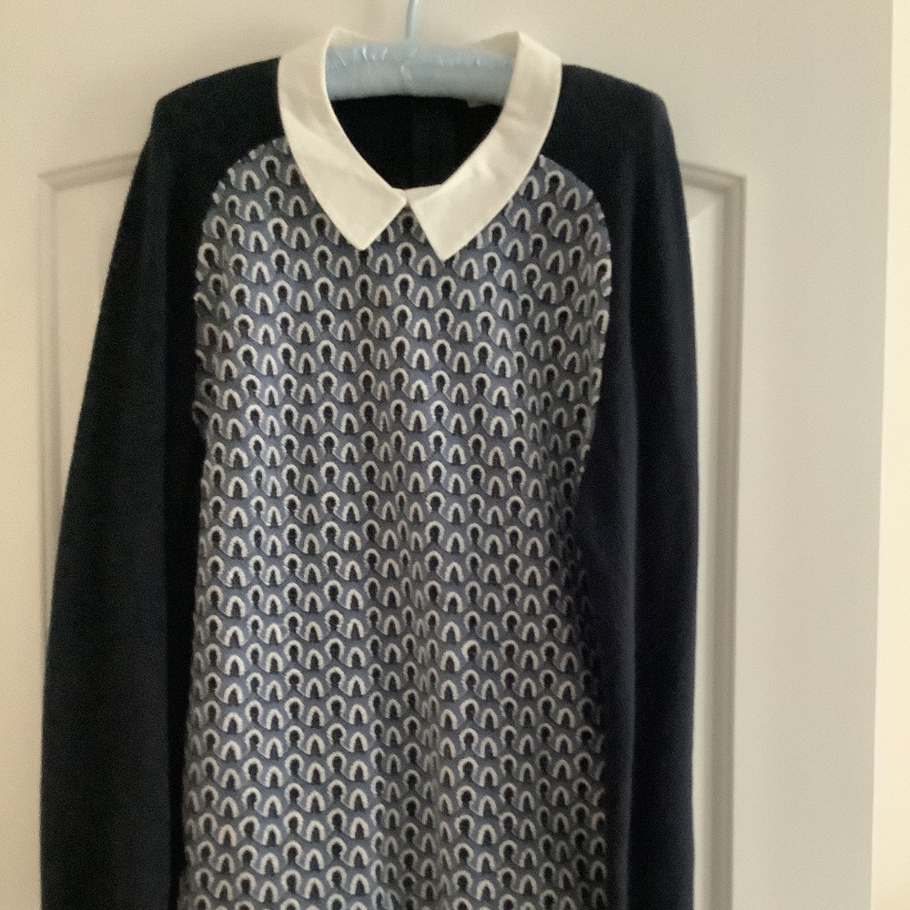 TORY BURCH COTTON LONG SLEEVE SWEATER